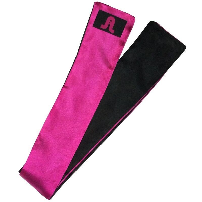 ADRIEN LASTIC - BANDAGE RÉVERSIBLE SATIN ROSE/NOIR ADRIEN LASTIC - BANDAGE RÉVERSIBLE SATIN ROSE/NOIR