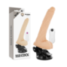 GODE VIBRANT ARTICULABLE TÉLÉCOMMANDE NATUREL 18.5 CM -O- 4 CM