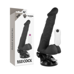 GODE VIBRANT ARTICULABLE TÉLÉCOMMANDE NOIR 20 CM -O- 4.5 CM