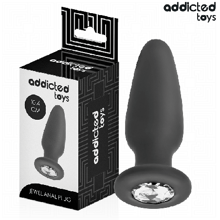 PLUG ANAL AVEC BIJOU TAILLE M 10,4 CM