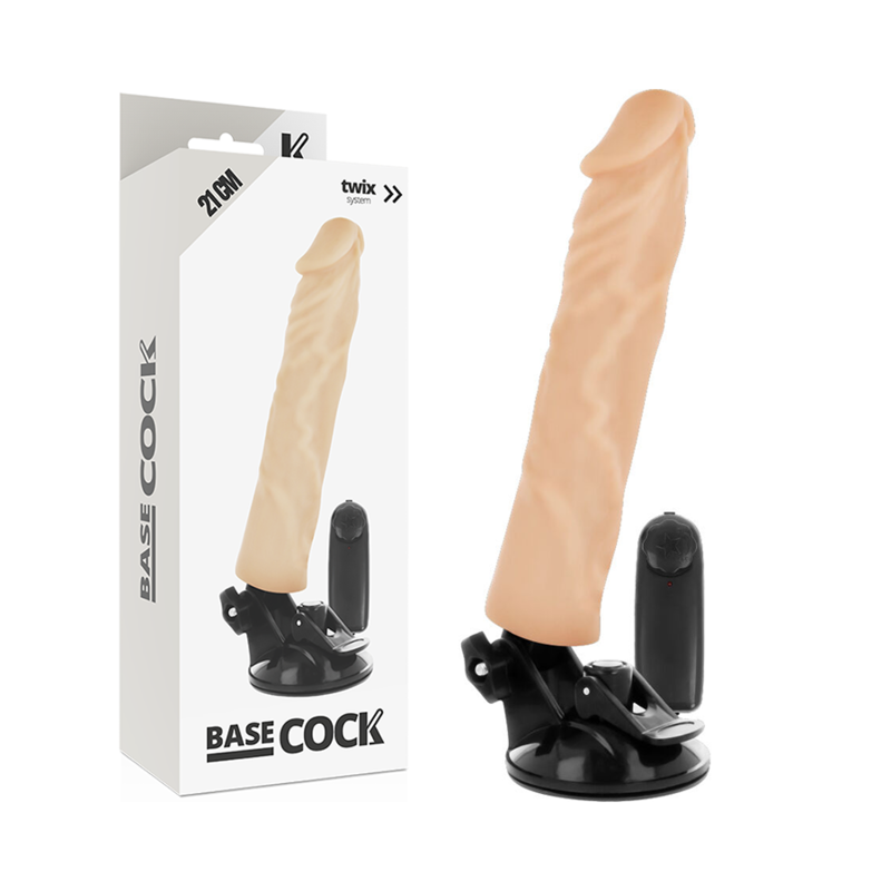GODE VIBRANT RÉALISTE TÉLÉCOMMANDE NATUREL 21 CM -O- 4 CM