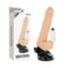 GODE VIBRANT RÉALISTE TÉLÉCOMMANDE NATUREL AVEC TESTICULES19.5 CM -O- 4 CM