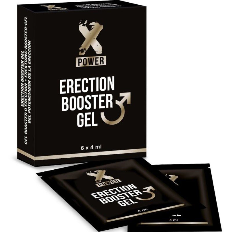 Gel booster d'érection 6x 4 ml