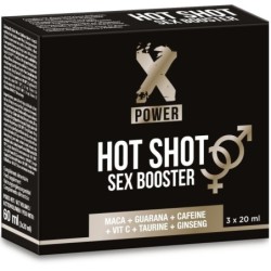 Hot shot sex booster augmentation de la libido 3x 20 ml