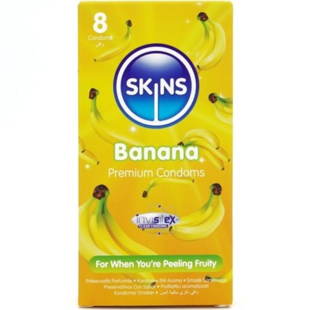 PACK DE 8 PRÉSERVATIFS BANANE PREMIUM