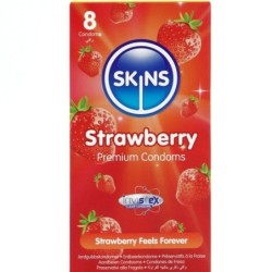 PACK DE 8 PRÉSERVATIFS PREMIUM FRAISE