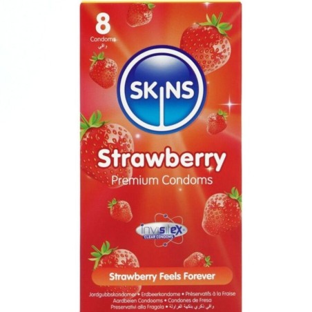 PACK DE 8 PRÉSERVATIFS PREMIUM FRAISE