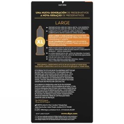 GRANDS PRÉSERVATIFS À AJUSTEMENT SUPPLÉMENTAIRE 10 UNITÉS