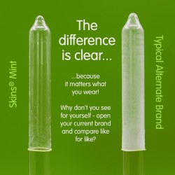 PACK DE 8 PRÉSERVATIFS PREMIUM MENTHE