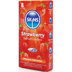 PACK DE 8 PRÉSERVATIFS PREMIUM FRAISE