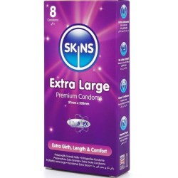 PACK DE 8 PRÉSERVATIFS EXTRA LARGES PREMIUM