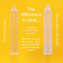 PACK DE 8 PRÉSERVATIFS BANANE PREMIUM