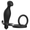 ADDICTED TOYS - PLUG ANAL AVEC ANNEAU EN SILICONE NOIR 12 CM