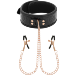BLACK EDITION COLLIER BEGME BLACK EDITION AVEC PINCES À TÉTONS