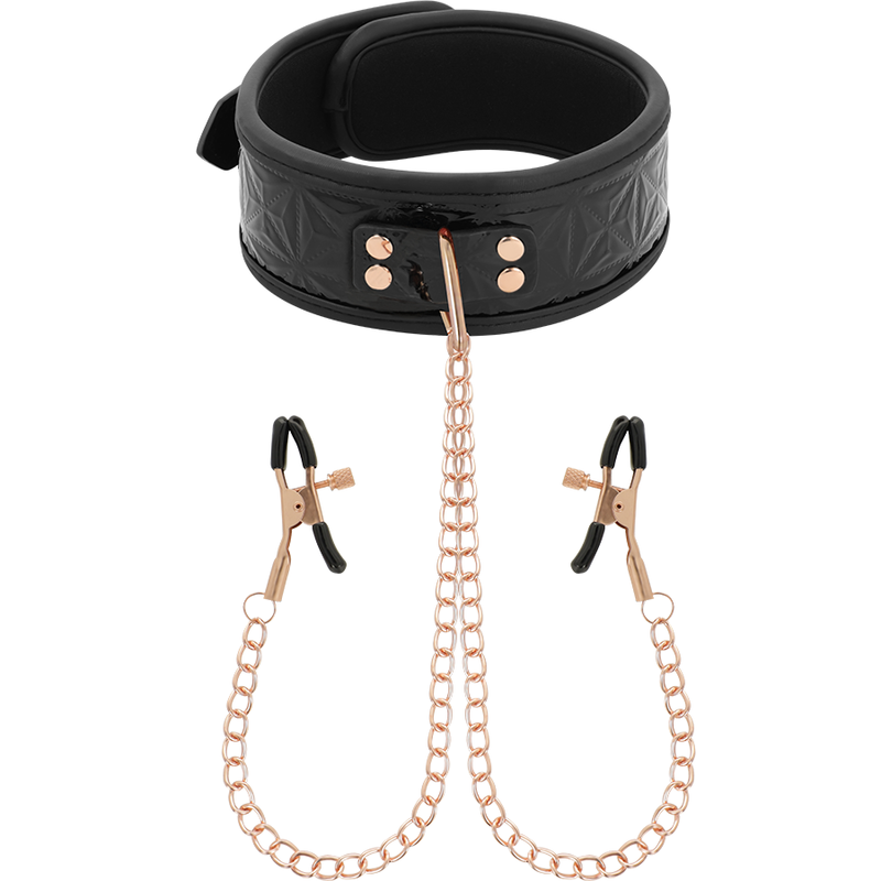 BLACK EDITION COLLIER BEGME BLACK EDITION AVEC PINCES À TÉTONS BLACK EDITION COLLIER BEGME BLACK EDITION AVEC PINCES À TÉTONS