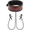 COLLIER ÉDITION ROUGE AVEC PINCES TÉLÉMON AVEC DOUBLURE EN NÉOPRÈNE