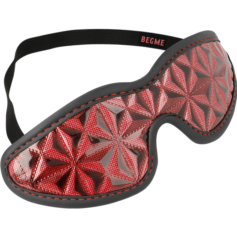 BEGME - MASQUE AVEUGLE PREMIUM ÉDITION ROUGE AVEC DOUBLURE EN NÉOPRÈNE BEGME - MASQUE AVEUGLE PREMIUM ÉDITION ROUGE AVEC DOUBLURE EN NÉOPRÈNE