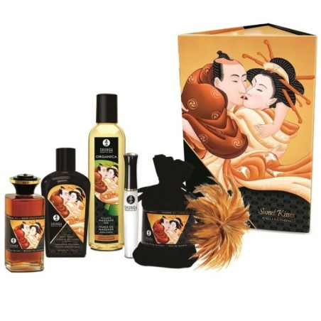Coffret Massage Shunga - Doux Biais - Cadeau Sensuel