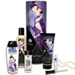 Kit Plaisirs Charnels Shunga : Coffret Luxe Érotique