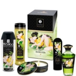 Shunga Jardins d’Edo – Kit Massage Bio – Cadeau Sensuel