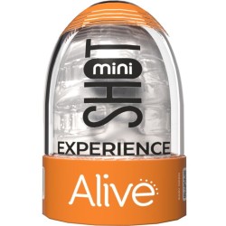 ALIVE - SHOT EXPERIENCE MINI MASTURBATEUR TRANSPARENT