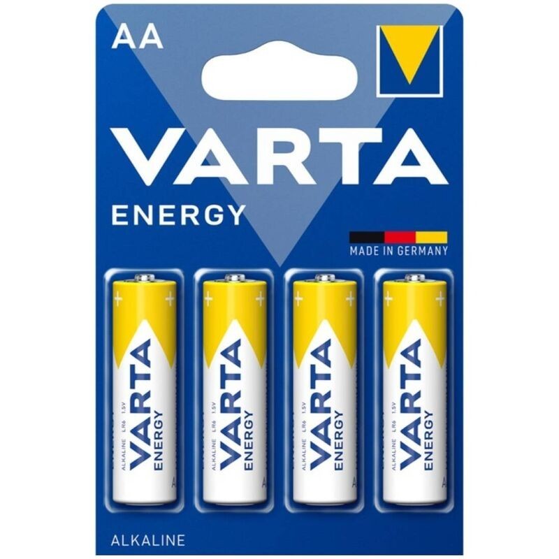 Piles Varta AA LR6 Energy – Lot de 4 – Longue Durée