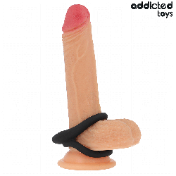 Addicted Toys : Anneau pénis double texture pour plus de plaisir