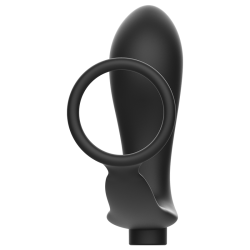 Anneau Pénis Télécommande – Plug Anal Noir Rechargeable