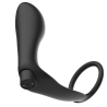 Anneau Pénis Télécommande – Plug Anal Noir Rechargeable