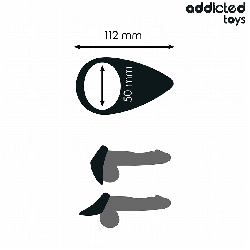 Anneaux pénis larme - Addicted Toys : plaisir intense