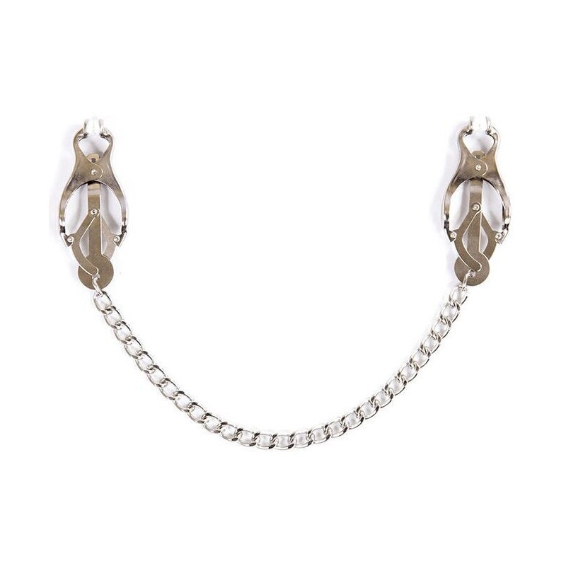 OHMAMA FETISH - PINCES MÉTALLIQUES AVEC CHAÎNE OHMAMA FETISH - PINCES MÉTALLIQUES AVEC CHAÎNE