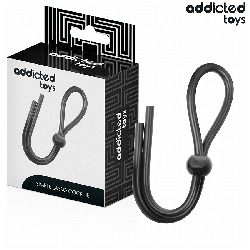 Corde silicone pénis boucle unique - Addicted Toys