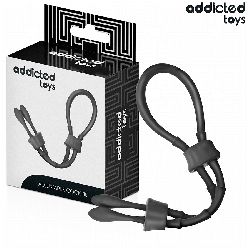 Corde Silicone Réglable pour Pénis - Addicted Toys