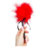 SECRETPLAY - DUSTER DE MARABOU ROUGE