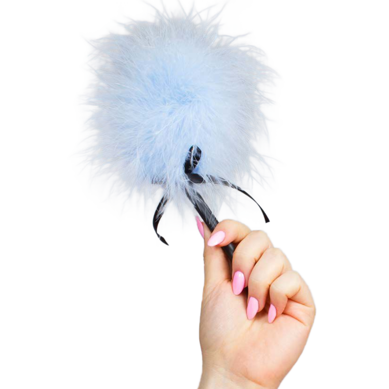 SECRETPLAY - DUSTER MARABOU BLEU CLAIR SECRETPLAY - DUSTER MARABOU BLEU CLAIR