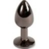 SECRETPLAY - PLUG ANAL EN GUNMETAL PETITE TAILLE 7 CM