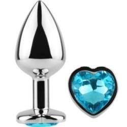 SECRETPLAY - PLUG ANAL EN MÉTAL COEUR  PETITE TAILLE 7 CM