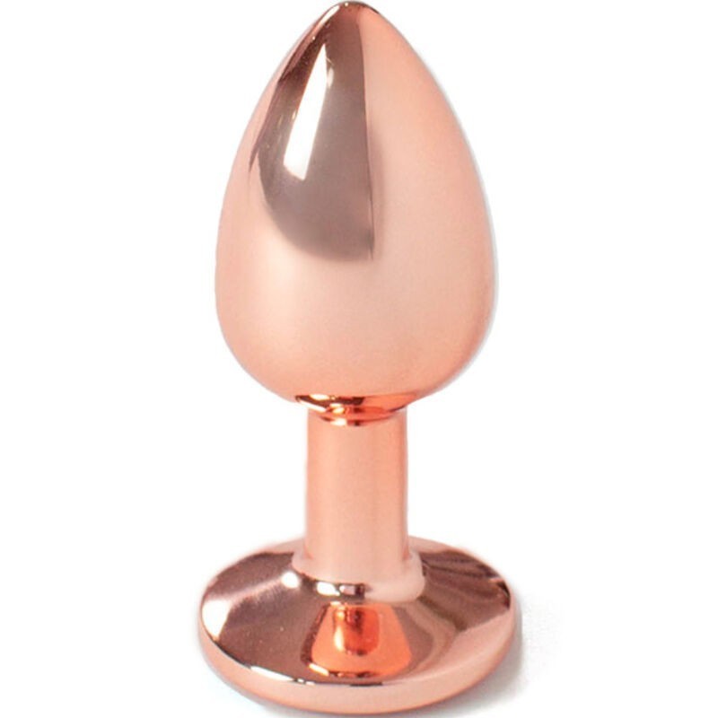 SECRETPLAY - PLUG ANAL EN MÉTAL OR ROSE PETITE TAILLE 7 CM SECRETPLAY - PLUG ANAL EN MÉTAL OR ROSE PETITE TAILLE 7 CM