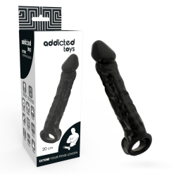 Extension Dong Noir Addicted Toy – Plaisir Intense