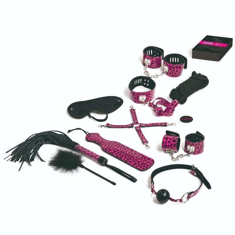 TEASE & PLEASE - SET 13 ACCESSOIRES DE BONDAGE MAGENTA TEASE & PLEASE - SET 13 ACCESSOIRES DE BONDAGE MAGENTA
