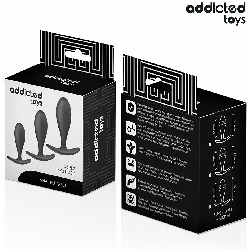 Plugs Anaux x3 – Addicted Toys – Qualité & Discretion