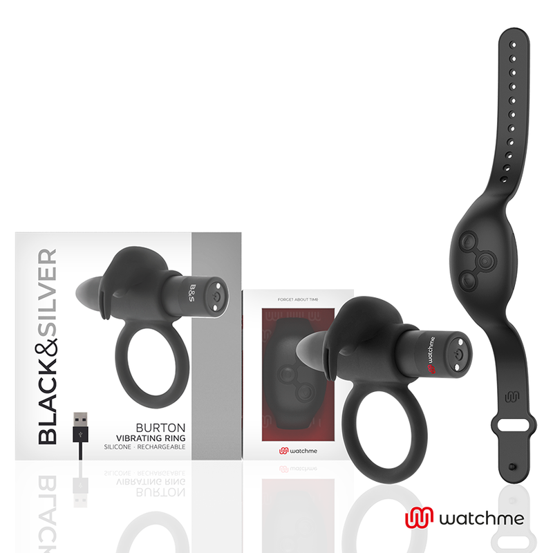 BLACK&SILVER - BURTON TÉLÉCOMMANDE COCKRING WATCHME BLACK&SILVER - BURTON TÉLÉCOMMANDE COCKRING WATCHME
