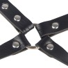 SUBBLIME - 953706 MENOTTES AVEC CEINTURE DE BONDAGE ROUGE TAILLE UNIQUE