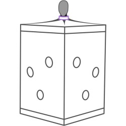 SECRET DOME - KINK CLUB CABINE SCANDALE PURPLE