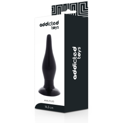 Plug Anal Noir 14,5 cm – Addicted Toys