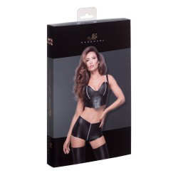 F164 Short taille haute avec fermeture à glissière