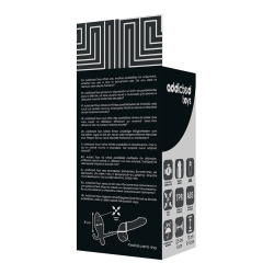 Plug Anal Double Anneau Noir – Addicted Toys