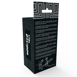 Plug Anal + Double Anneau Pénis & Testicules Noir - Addicted Toys