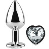 SECRETPLAY - PLUG ANAL EN MÉTAL COEUR  PETITE TAILLE 7 CM