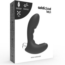 Vibromasseur Prostate Rechargeable Modèle 4 Noir - Addicted Toys